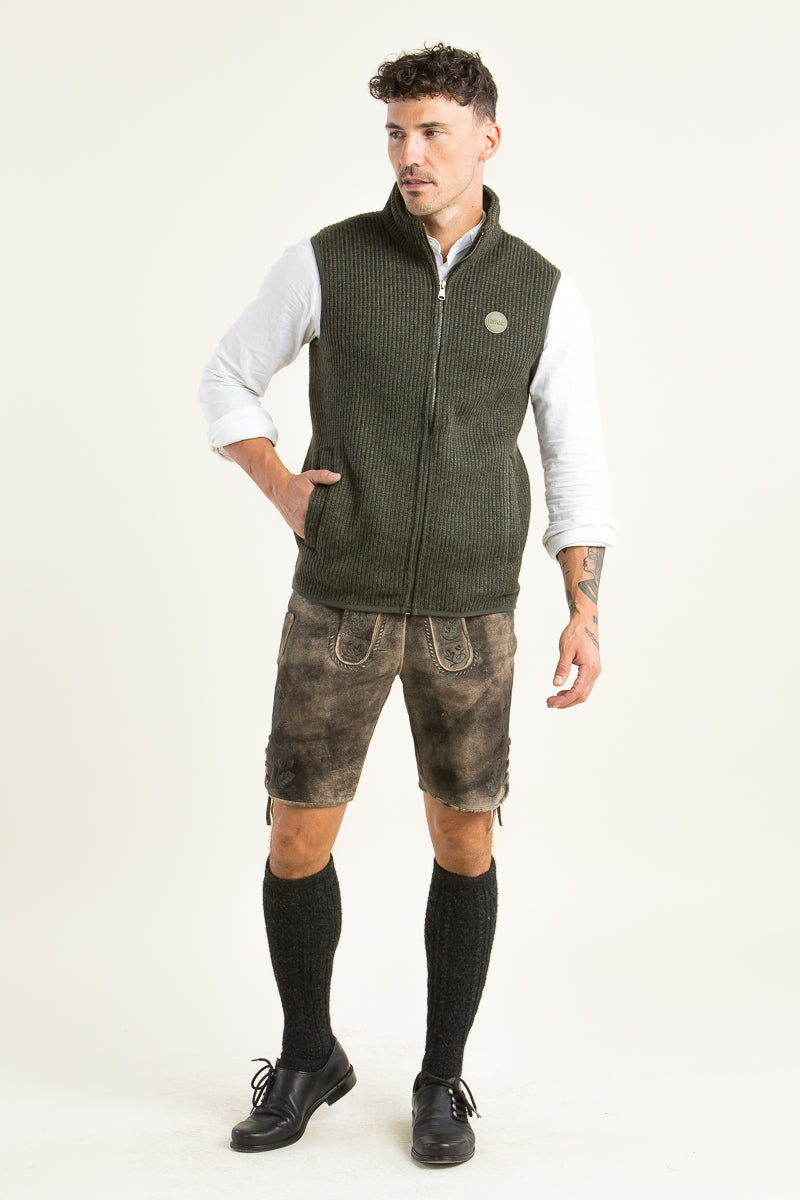 Spieth & Wensky Lederhose Botwin rum Rückansicht | Spieth & Wensky Lederhosen Botwin rum back view