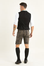 Spieth & Wensky Lederhose Evander marokko Getragen | Spieth & Wensky Lederhosen Evander morocco worn