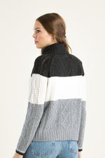 Krimson Klover Pullover Prima grau Getragen | Krimson Klover pullover Prima grey worn