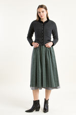 Astrifa Strickjanker Ruhpolding graphit Vorderansicht | Astrifa knit jacket Ruhpolding graphite front view