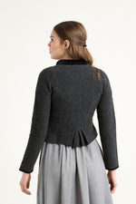 Astrifa Strickjanker Ruhpolding graphit Getragen | Astrifa knit jacket Ruhpolding graphite worn