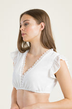 Wenger Dirndlbluse Isa ecru getragen | Wenger dirndl blouse Isa ecru worn
