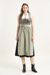 Wenger Samtdirndl Iva anthrazit Vorderansicht | Wenger velvet Dirndl Iva anthracite front view